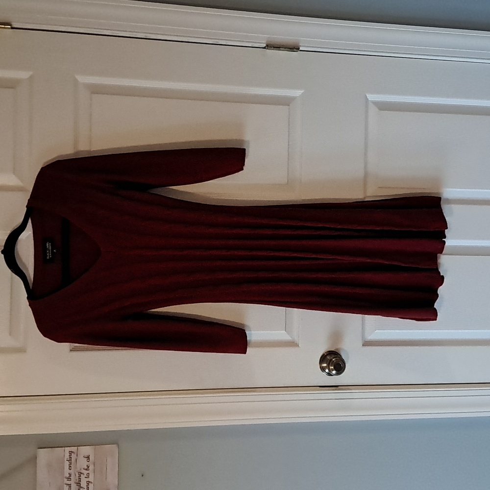 Red Sweater dress